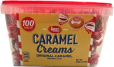 Goetzes Caramel Creams Bulk Wrapped Candy Quantity 100 Pieces Per Jar Sweet Browse at UsaCandyWholesale.Com